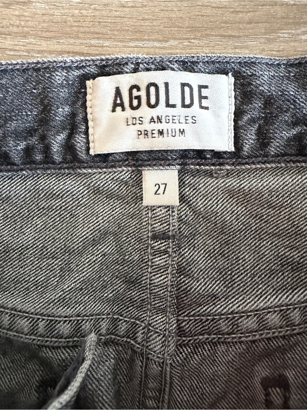 AGOLDE Quinn Mini Skirt High Rise Black Jinx size 27 - Picture 9 of 12